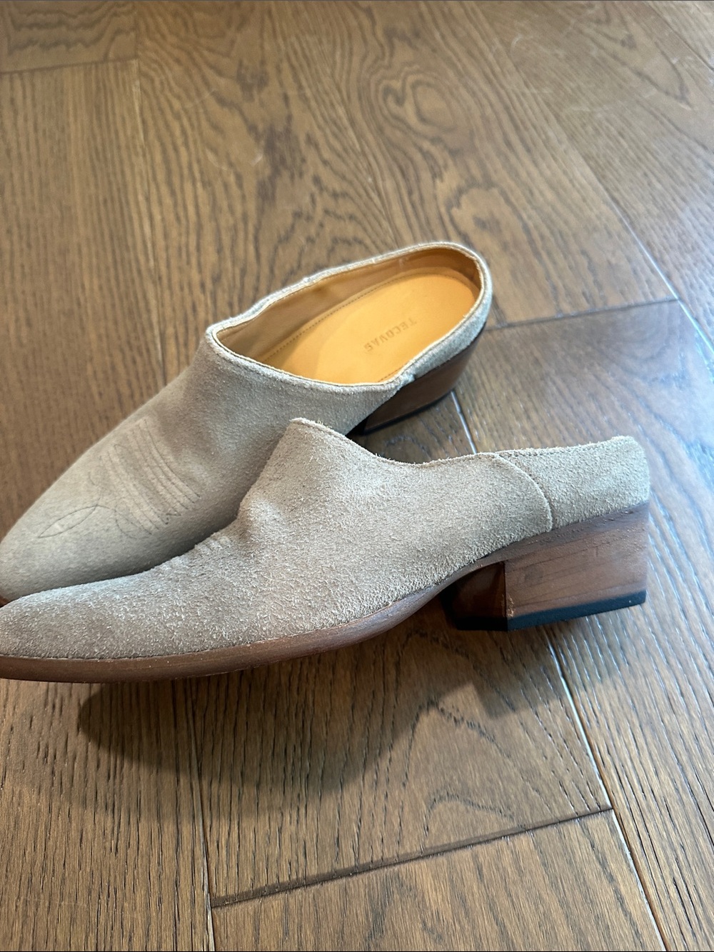 Tecovas Suede Mule Shoes - Picture 2 of 6
